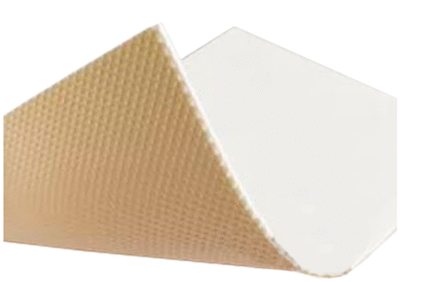Cinta PVC-PVC Sanitaria Blanca FDA con cubierta diamantada para industria de alimentos